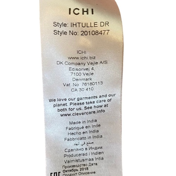 Ichi Womens Tulle Button Down Midi Dress - Picture 7 of 10